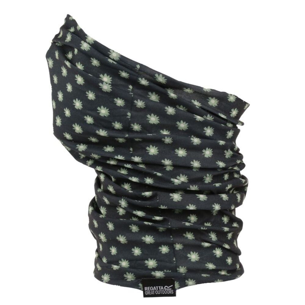 Regatta Childrens/Kids Multitube Ditsy Print Neck Warmer / Darkest Spruce